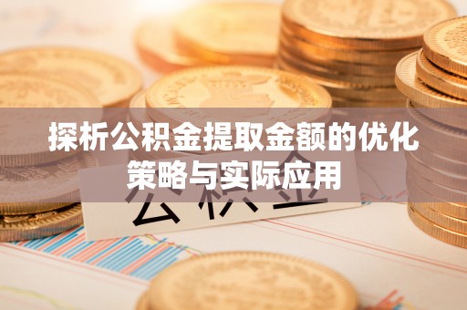 长汀探析公积金提取金额的优化策略与实际应用
